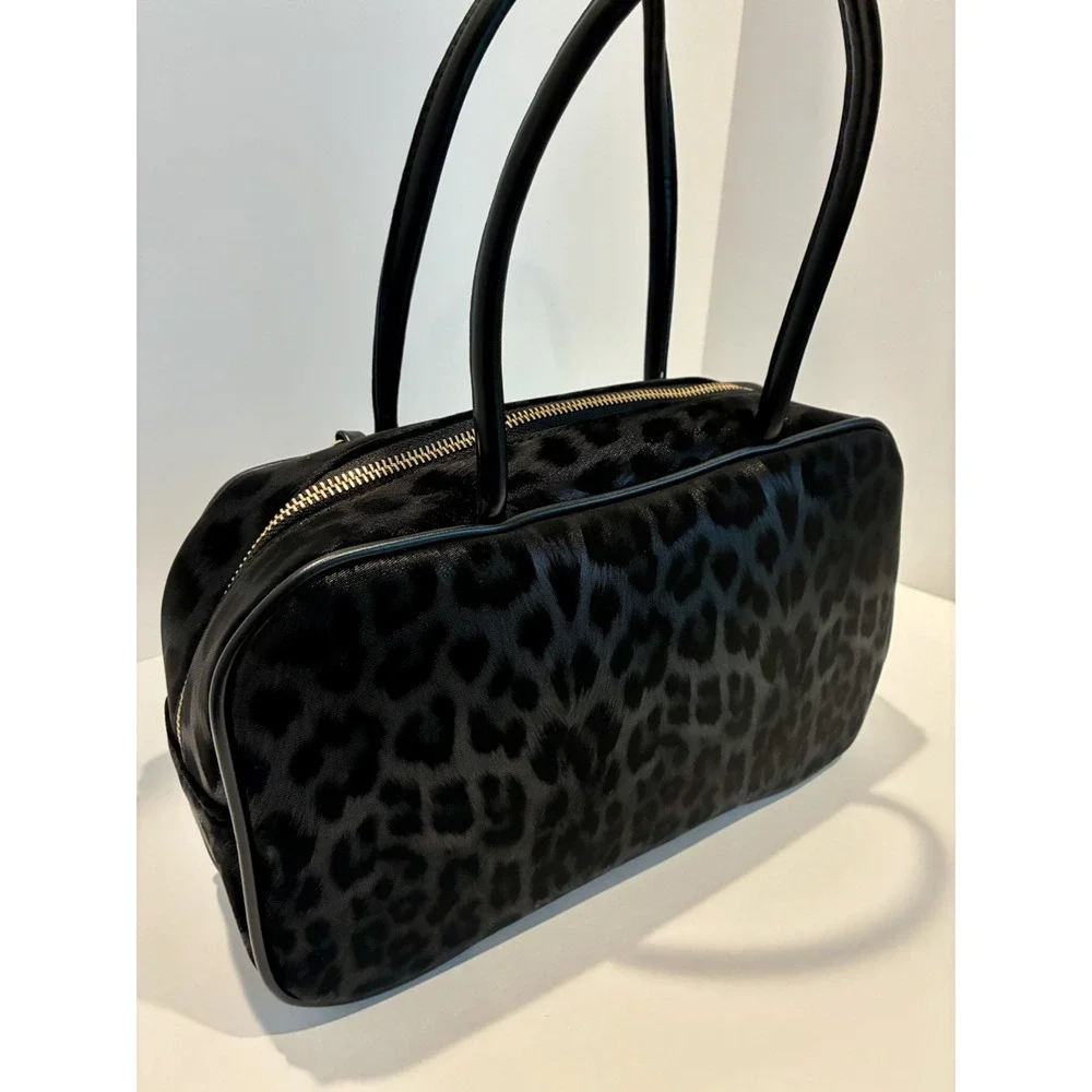 BABY PHAT~ Black Leopard Print Satchel Bag With Coin Purse~ NWT